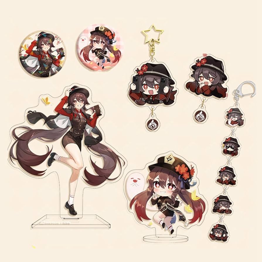 Amazon.co.jp: 原神 中国コラボ 胡桃 フータオ アクリルスタンド 原神