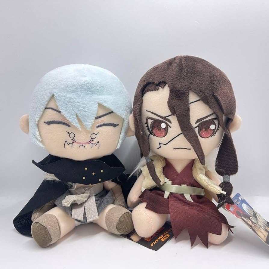 Amazon.co.jp: Dr.STONE デフォルメぬいぐるみ vol.2 獅子王司 氷月 全