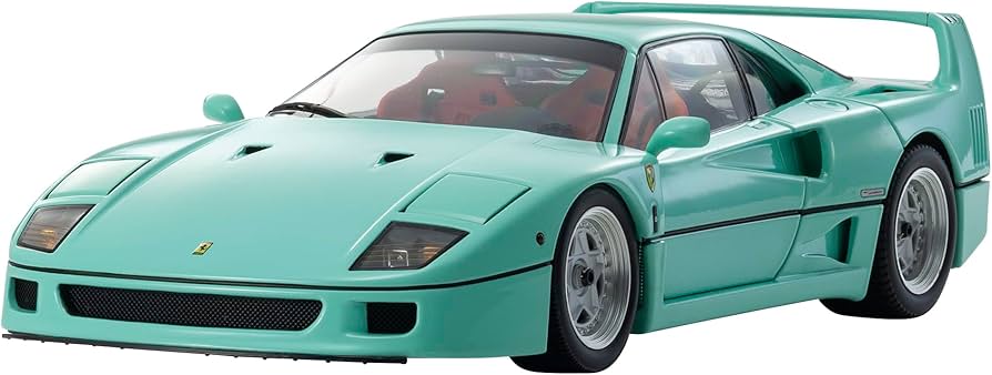 Amazon.com: Kyosho Original 1/18 Ferrari F40 Mint Green Finished