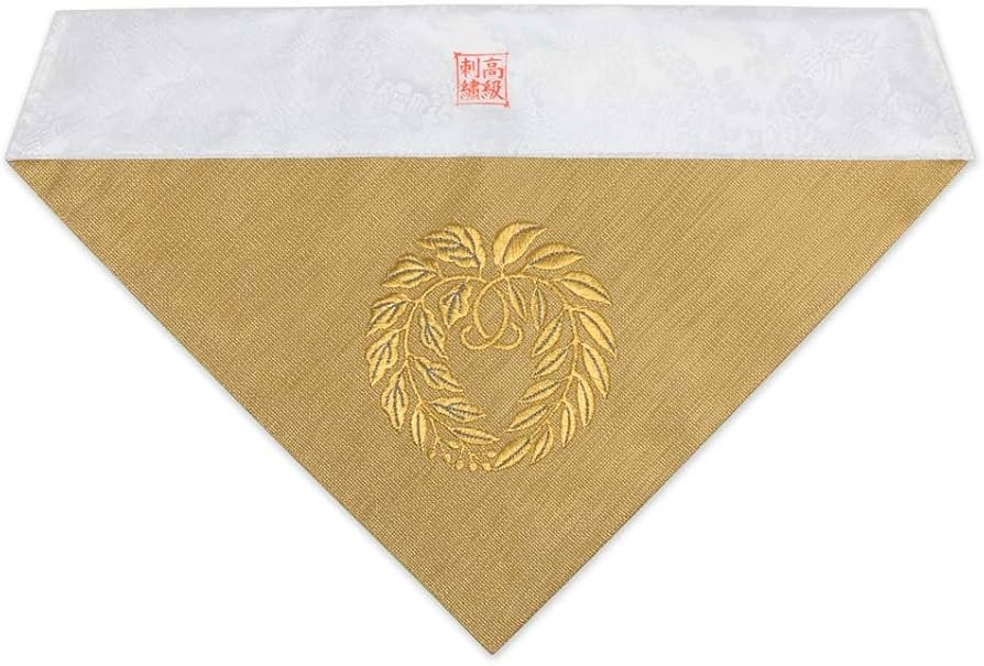 Amazon | 仏具・三角打敷 浄土真宗 高田派 金綴 （50代/上あり