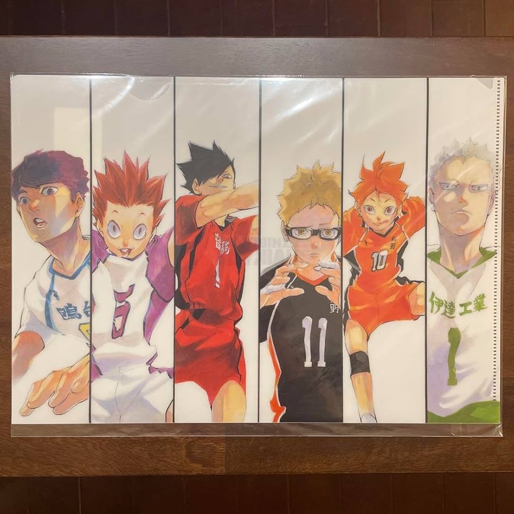 Amazon.co.jp: ハイキュー展限定 2021年 原画 クリアファイル ミドル