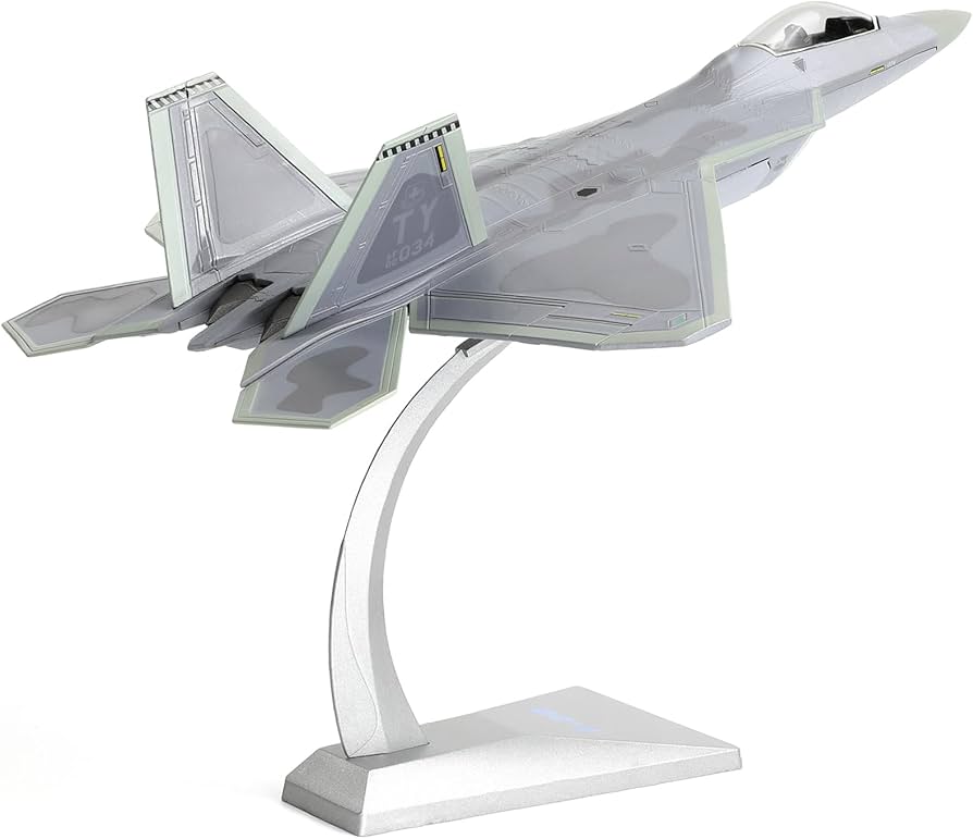 Amazon.co.jp: NUOTIE 1/72 F-22 ラプターモデル 金属ダイキャスト