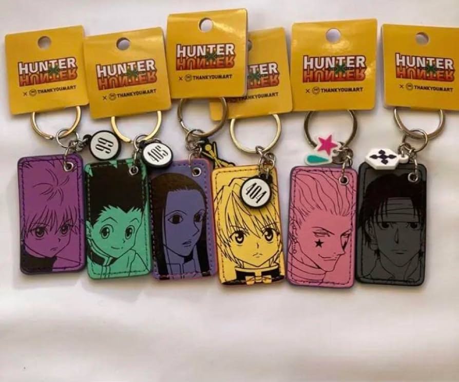 Amazon.co.jp: ハンターハンターhunterxhunter レザー調キーホルダー