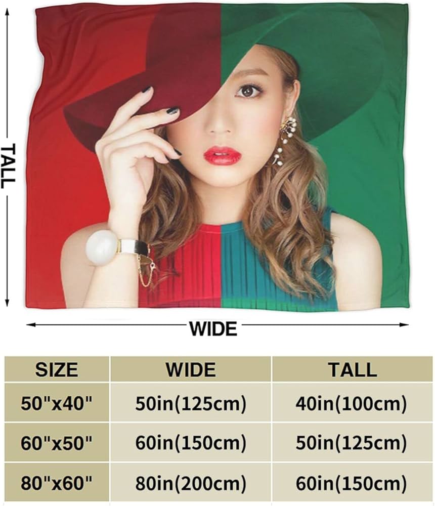 Amazon｜西野カナ ブランケット 毛布 ひざ掛け 掛け布団 シングル