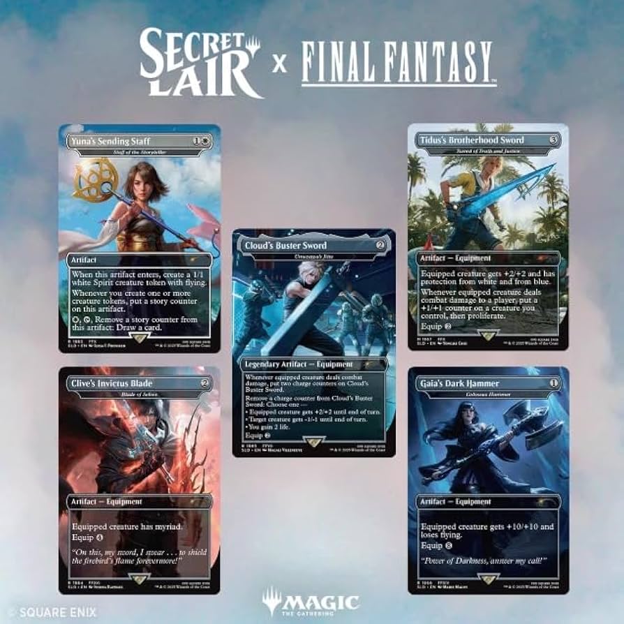 Amazon.com: Magic the Gathering Secret Lair x Final Fantasy