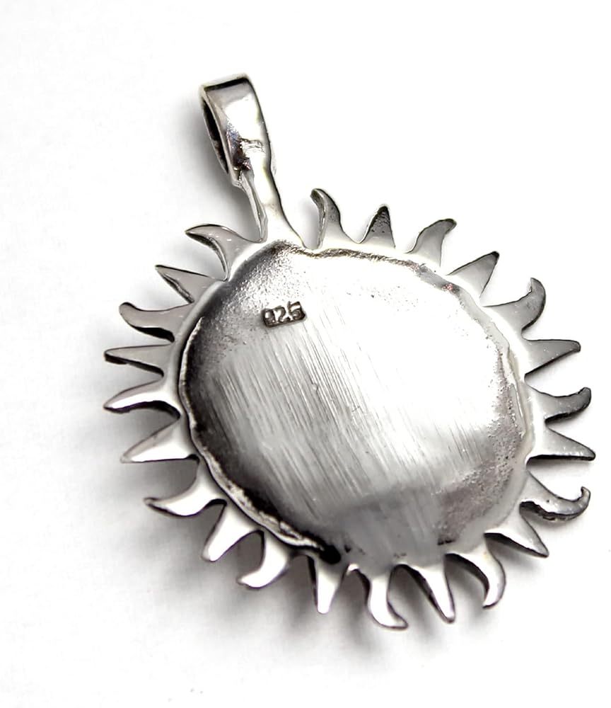 Amazon | [世界のアクセサリー カルメロ] メキシコ マヤ文明 太陽と月