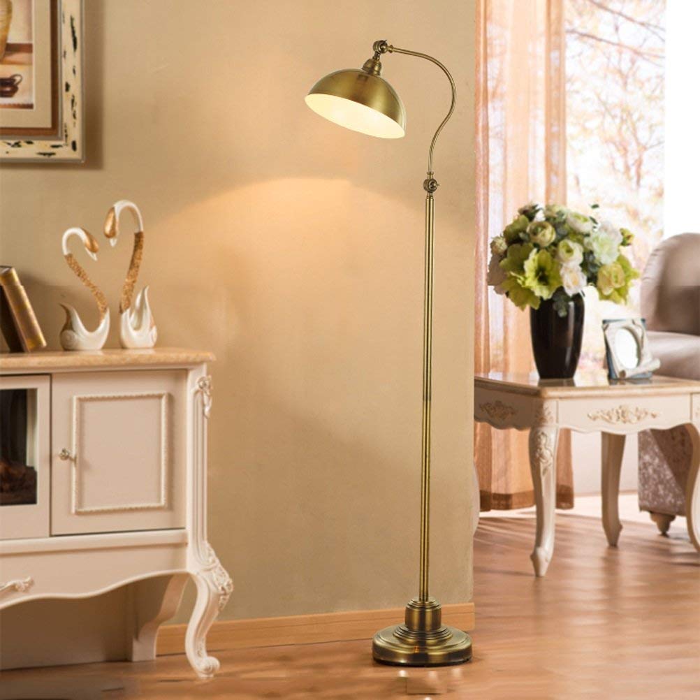 Amazon.co.jp : フロアスタンドライト, モダンアンティーク真鍮調節