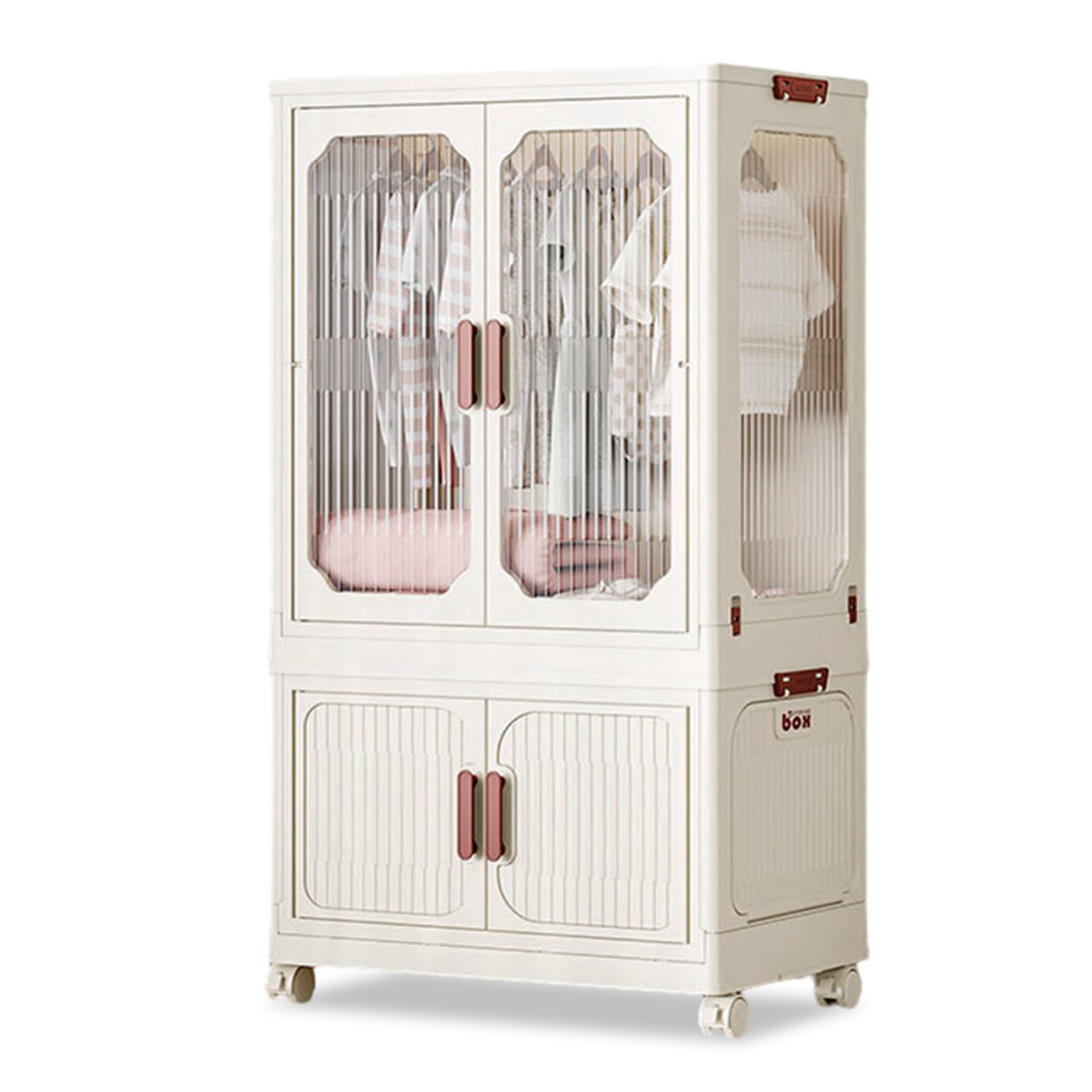 Amazon | Pugrwei ワードローブ 折り畳み式 クローゼット 収納ボックス