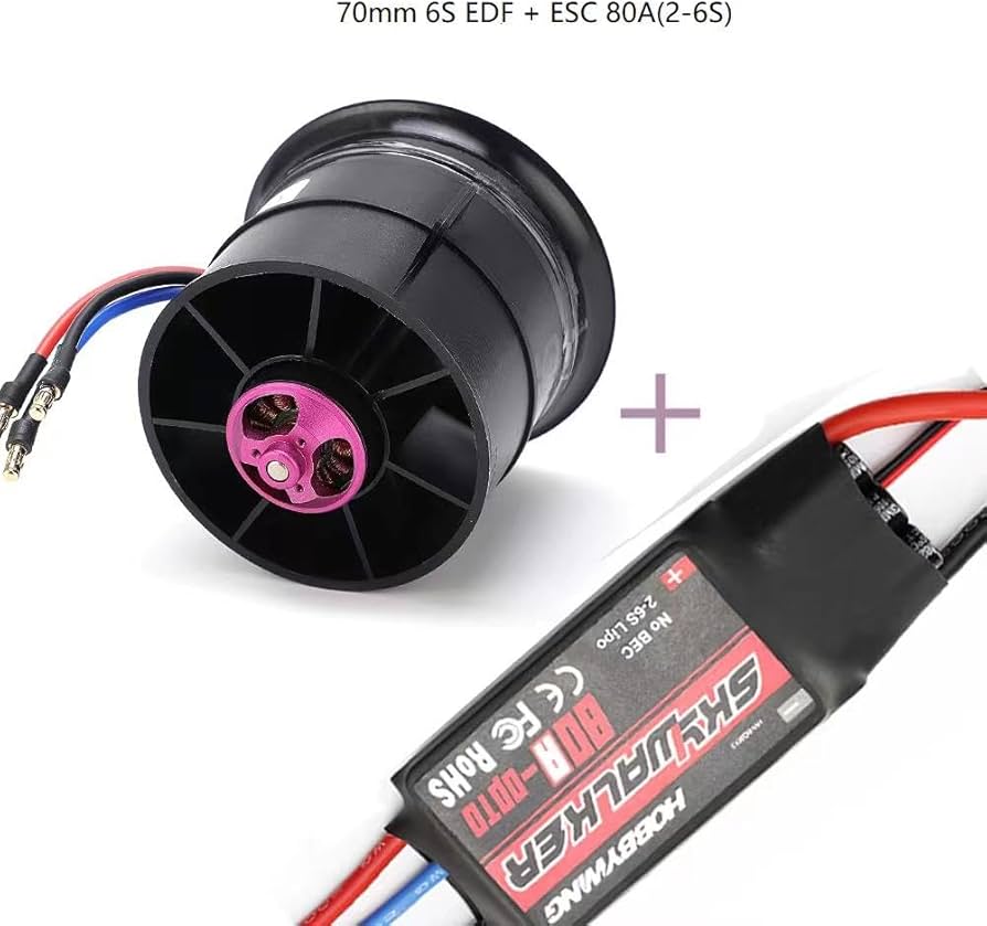 Amazon | PowerFun電子ダクテッドファン70mm 11ブレードダクトファン