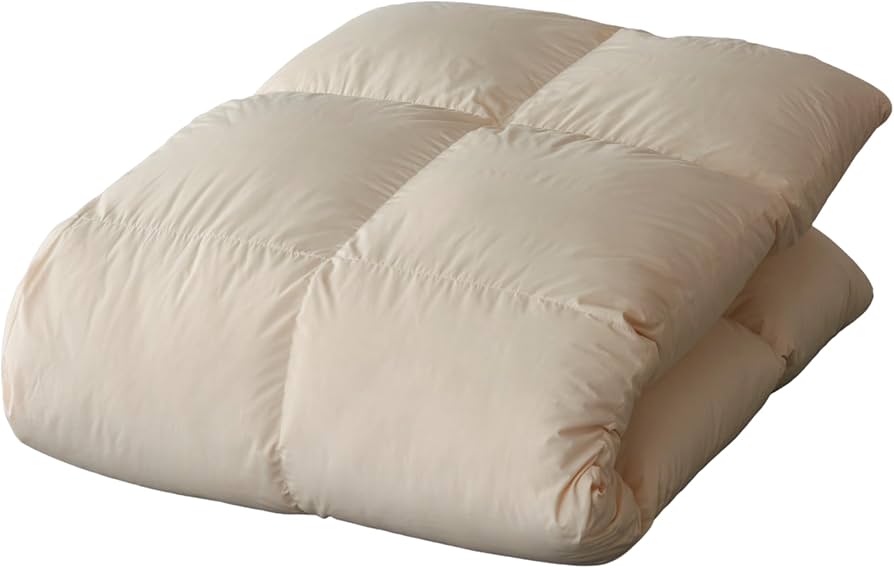 Amazon｜【甲州羽毛ふとん】本掛ダウン85%SS ホワイトダックダウン85