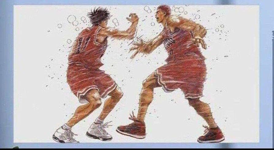 Amazon.co.jp: スラムダンク タペストリー 流川楓 桜木花道 ハイタッチ