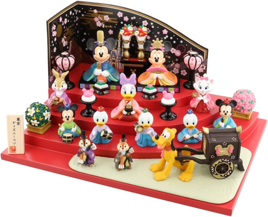 Amazon | ディズニー ひな人形 東京ディズニーリゾート限定 | 平飾り