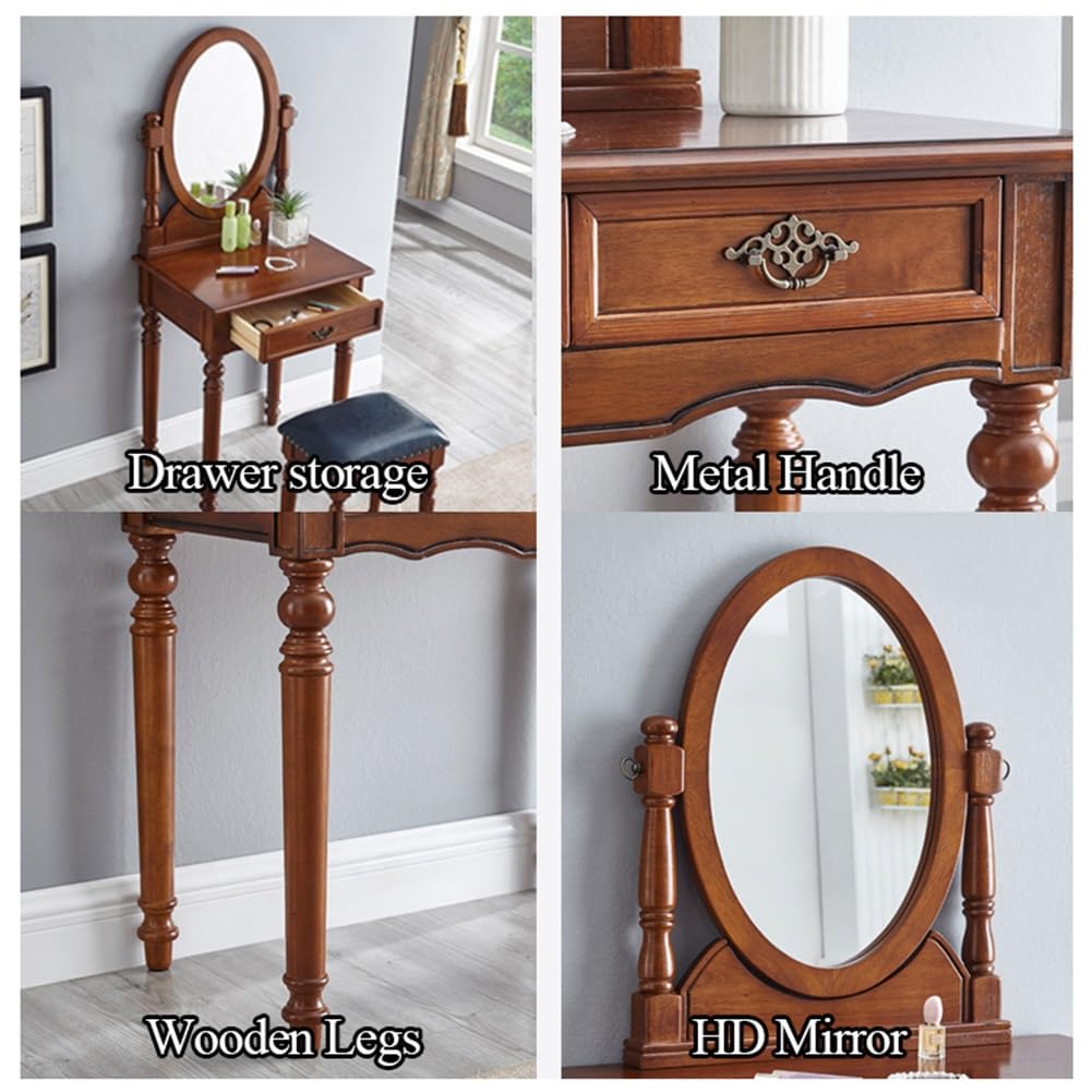 Amazon｜レトロドレッサー テーブル アンティーク ドレッサーセット