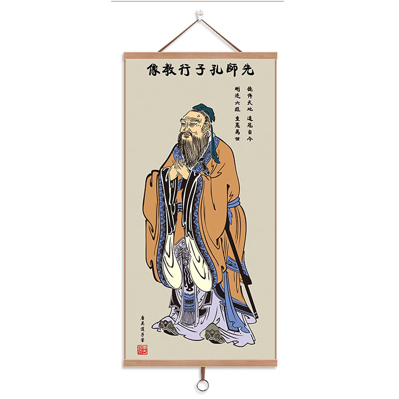 ♥掛軸東寺派管長【鎌田観応】一行書掛け軸骨董古玩中国レトロ