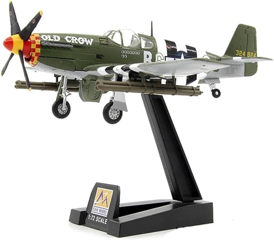 Amazon.co.jp: 航空機 アメリカ P-51B マスタング戦闘機 P51 モデルお