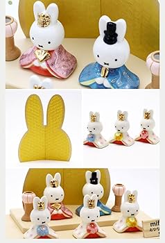Amazon | 大阪長生堂 ミッフィー 雛人形 コンパクト ミニ お雛様 名