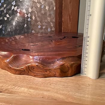 Amazon.co.jp: 天然木 1枚板 花台 飾り台 切株 木製飾り板 : おもちゃ