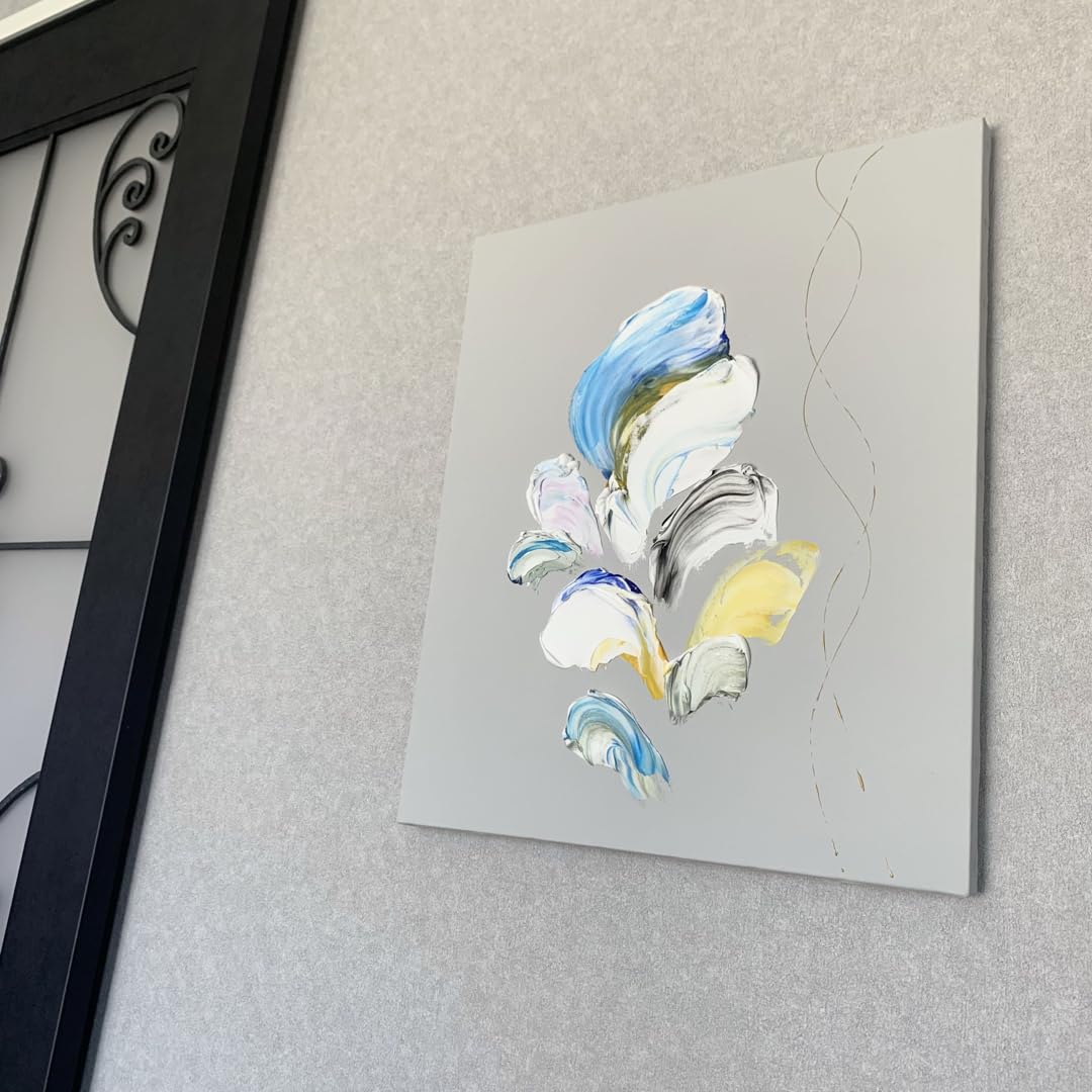 Amazon.co.jp: 現代アート 53×45.5㎝ 大きめ テクスチャーアート