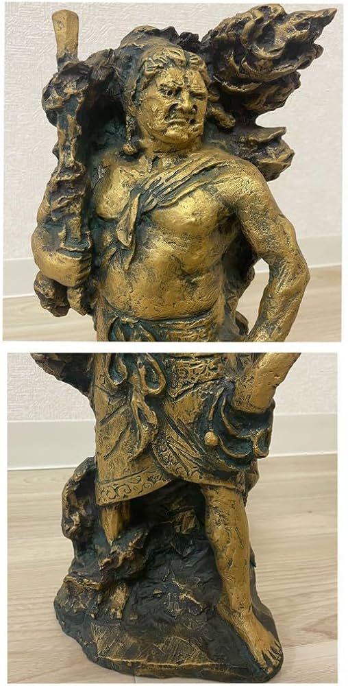 Amazon.co.jp: 北村西望作 不動明王 仏教 仏像 銅製 ブロンズ像 : ホビー