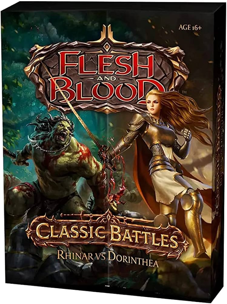 Amazon.com: Flesh and Blood Classic Battles Rhinar VS Dorinthea
