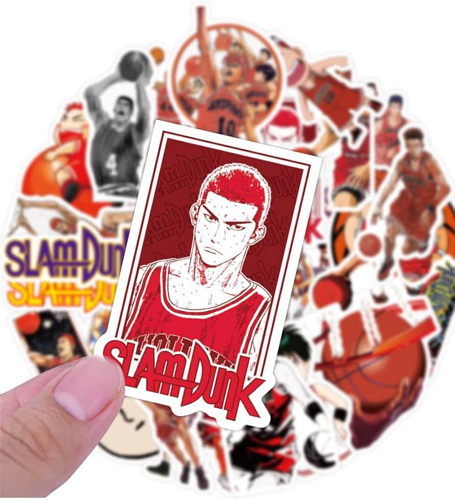 Amazon.co.jp: スラムダンク ステッカー 50枚セット Slam Dunk 流川楓