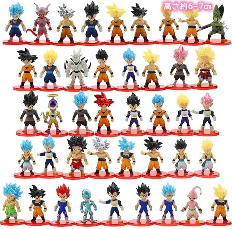 Amazon.co.jp: ドラゴンBALL フィギュア 21種類セット 孫悟空 ベジータ