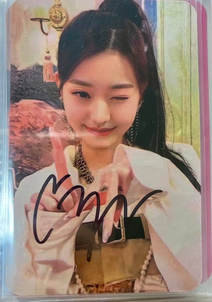 Amazon.co.jp: ive LOVEDIVE サイン会 直筆 サイン入り トレカ