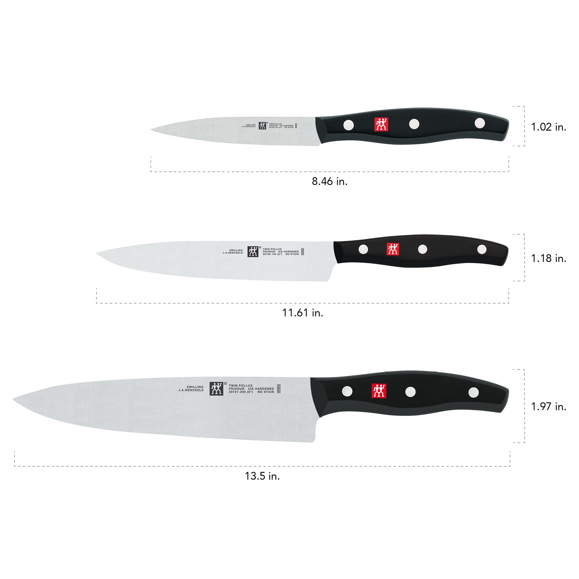Amazon | Zwilling J.A. Henckels Twin Signature 3-Piece Starter Set