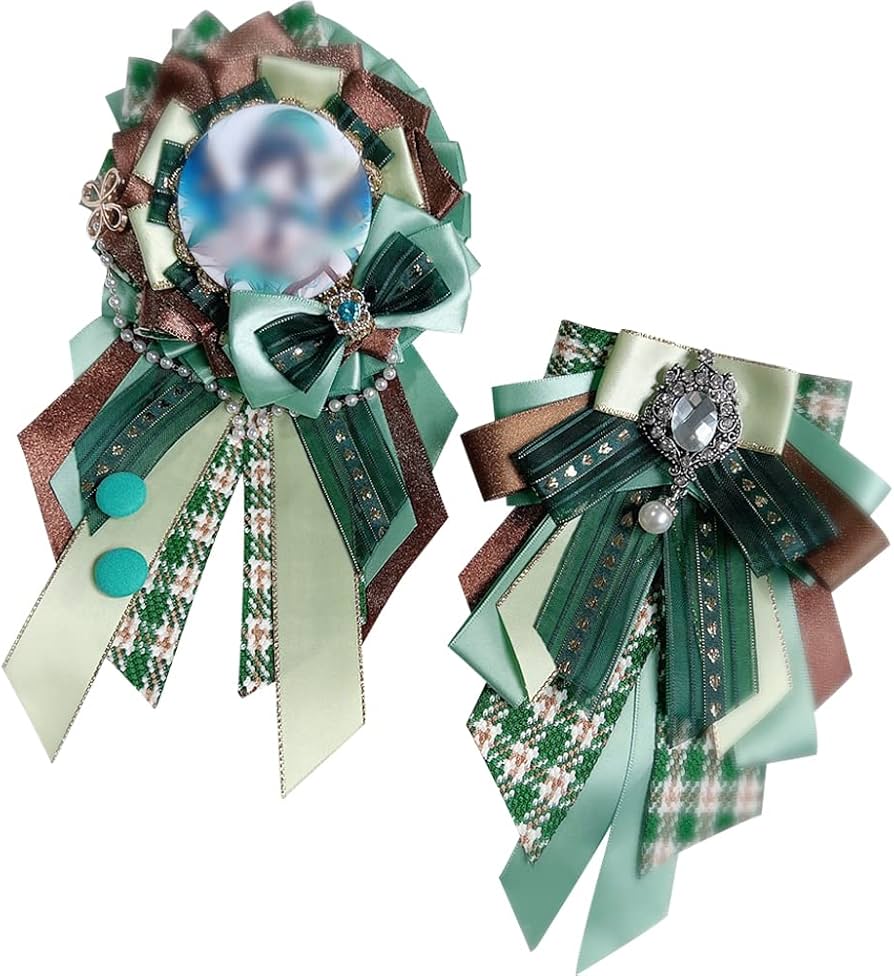 Amazon | YUYAKESHI 缶バッジ用ロゼット バッジ用 痛バッグ 飾り