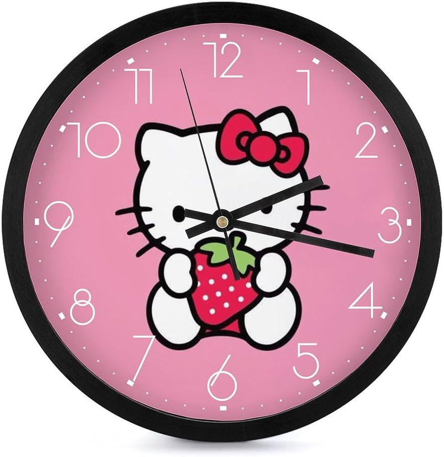 Amazon.co.jp: あいのにじょ キティちゃん (23) アニメ 円形掛け時計