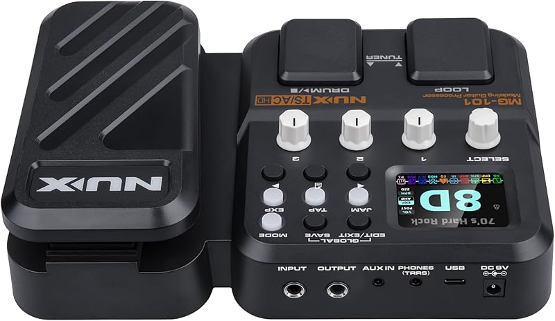 NUX MG-101 - エントリークラスの多機能マルチ・プロセッサー