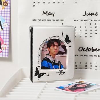 Amazon.co.jp: seimeinoki トレカケース 可愛い 韓国風 2冊入 黒と白