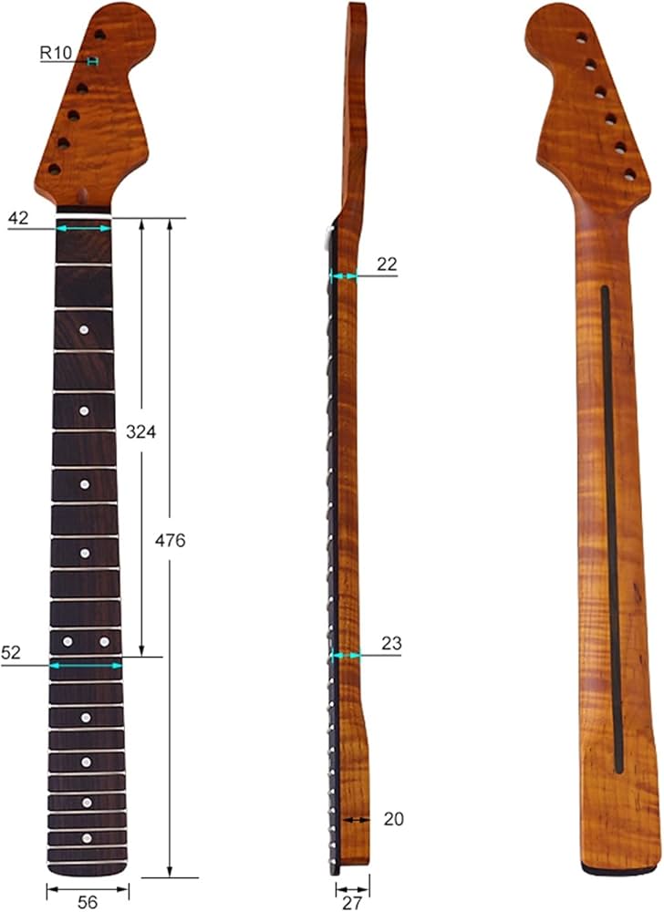 Amazon.co.jp: ロースト カナダ フレイム メイプル For ST エレキ