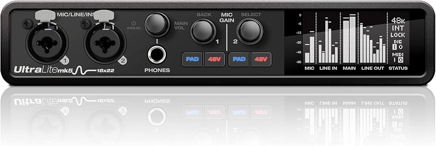 Amazon.co.jp: MOTU UltraLite mk5 18in 22out USB-C オーディオ