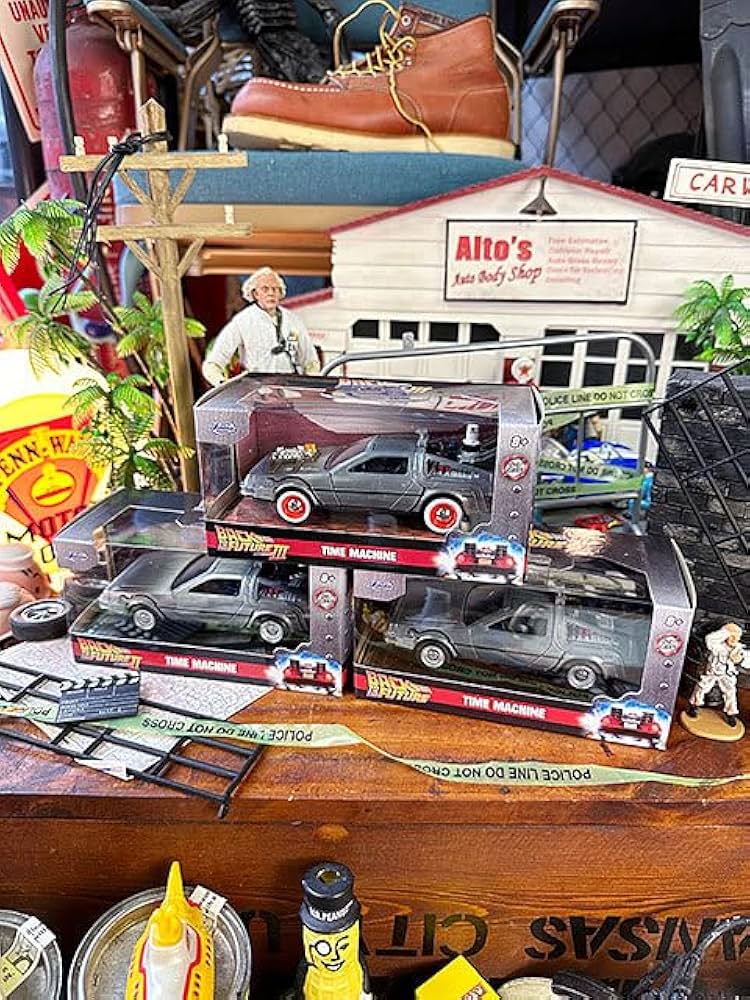 Amazon | Jada 映画「バック・トゥ・ザ・フューチャー」単品×3台セット