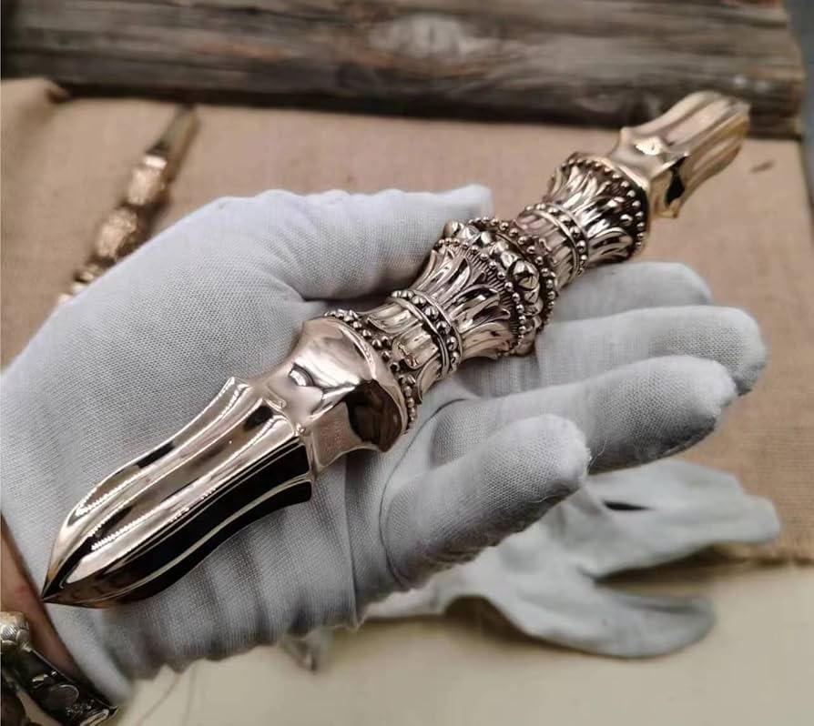 Amazon｜密教法具 寺院用仏具 独鈷杵 不動明王独鈷杵 金剛杵 内部蔵