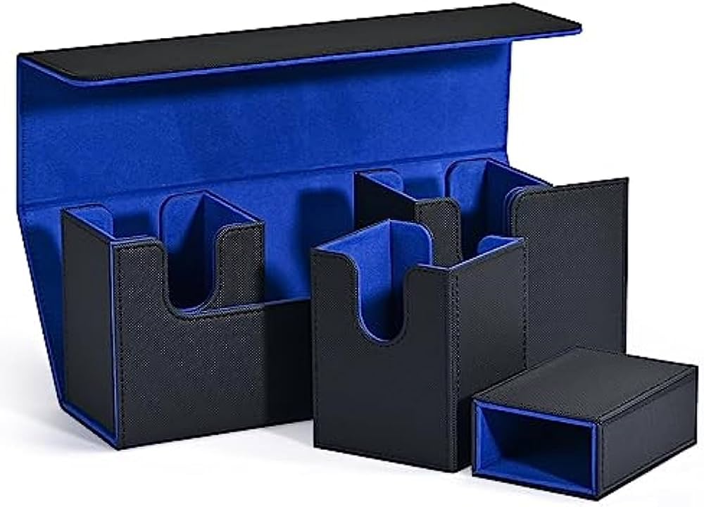 Amazon.co.jp: KJOET カード デッキ ケース 4 in 1 カード収納ボックス