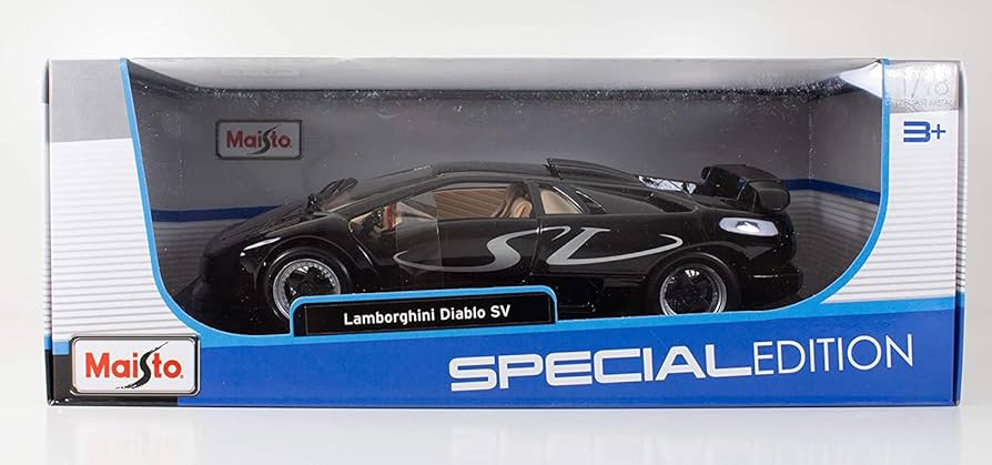 Amazon.com: Maisto 1:18 Scale Lamborghini Diablo SV Diecast