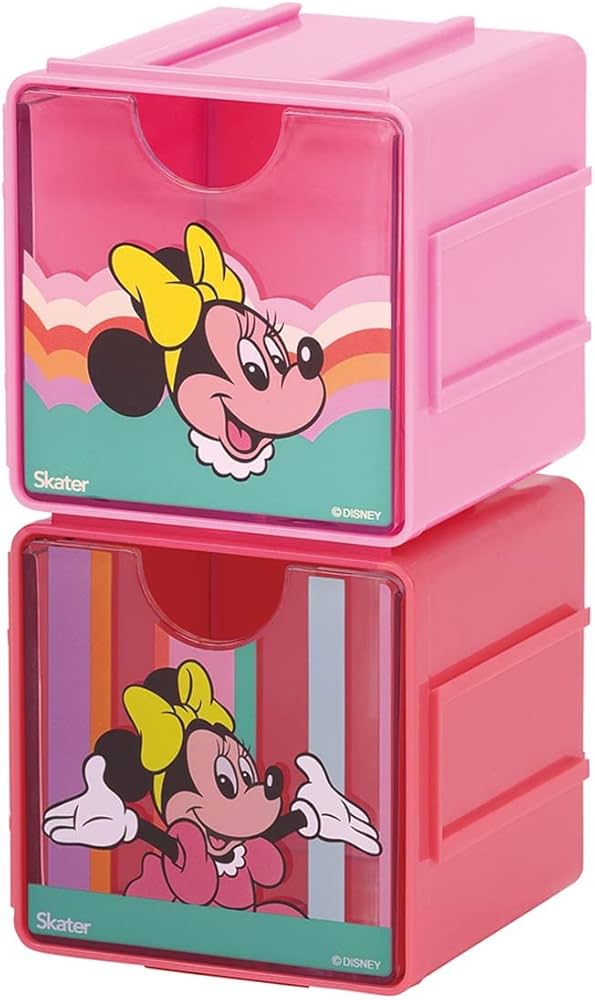 Amazon｜スケーター (skater) つながる 小物入れ 2個入り 7.6×7.6cm