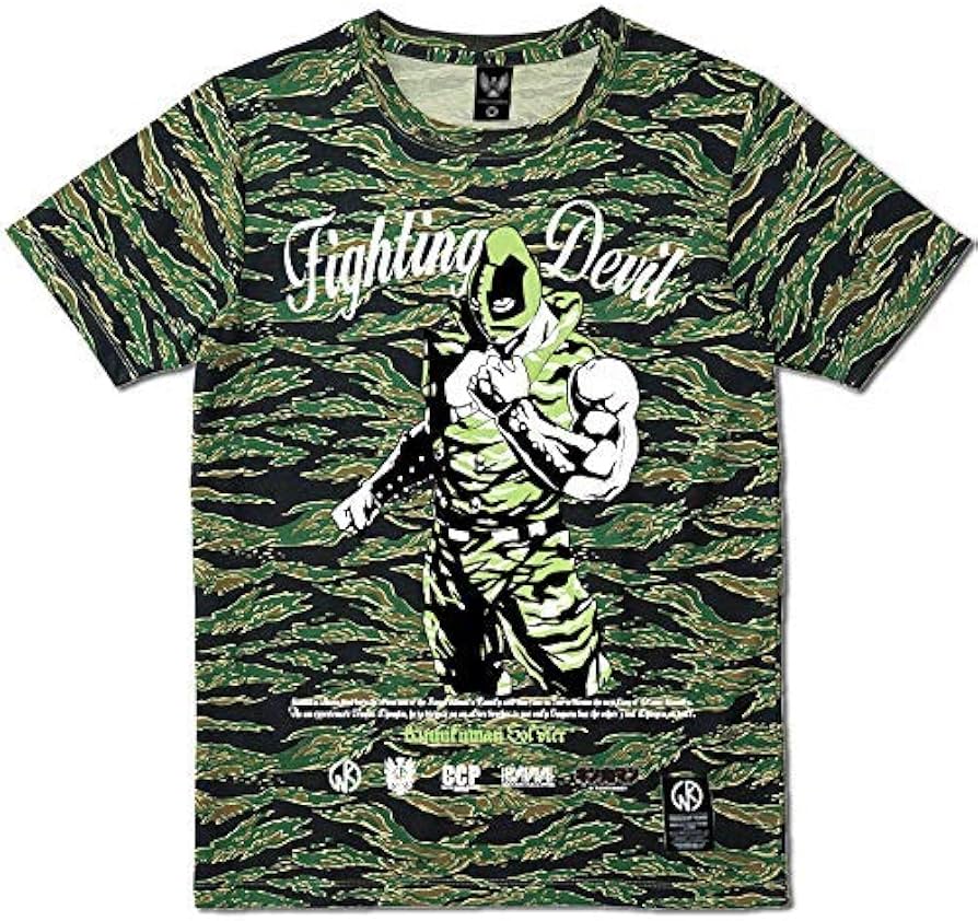 Amazon.co.jp: CCP キン肉マンソルジャー カモフラージュ Tシャツ