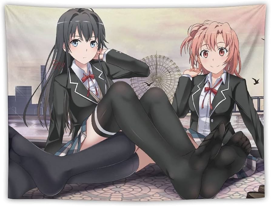 Amazon.co.jp: タペストリー 可愛い アニメ柄 俺ガイル 雪ノ下雪乃
