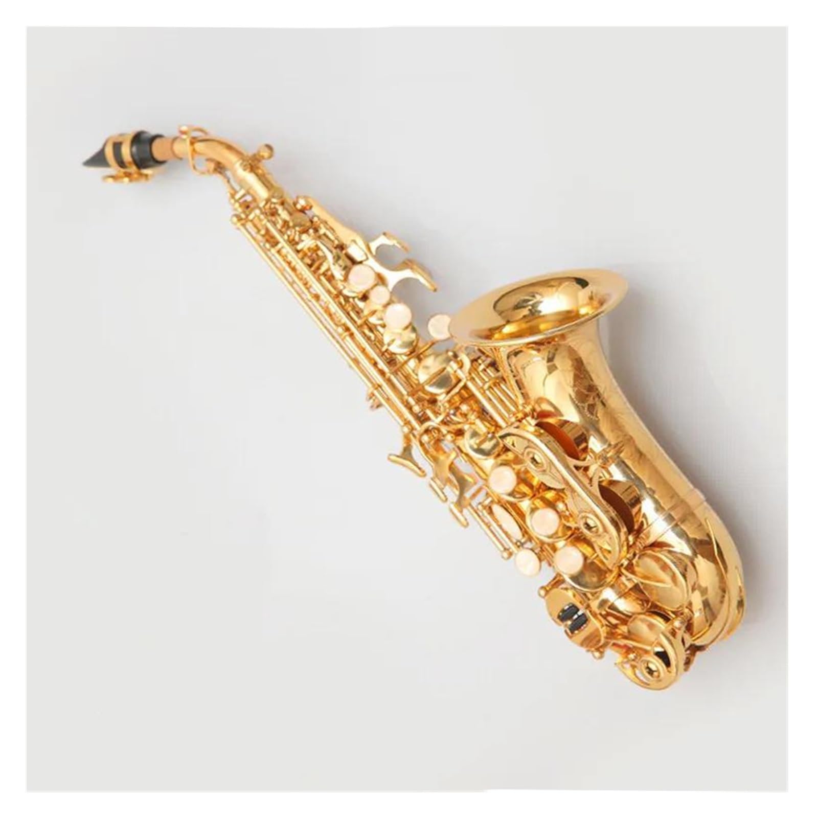 Amazon | 楽器のカーブドソプラノサックス BB ソプラノサックス ケース