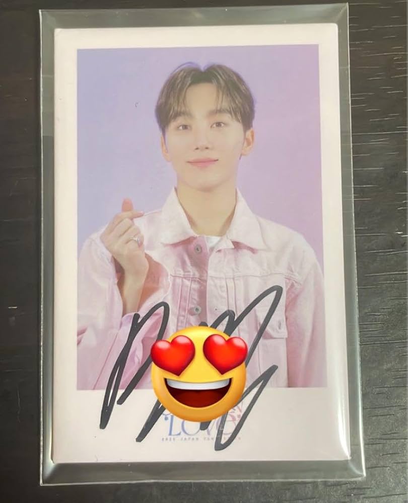 匿名配送】SEVENTEEN LOVE スクエア 直筆サイン入り スングァン 匿名