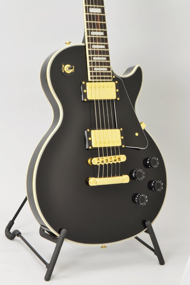 Amazon | BUSKER'S BLC300 BK レスポールカスタム ブラック 黒 エレキ