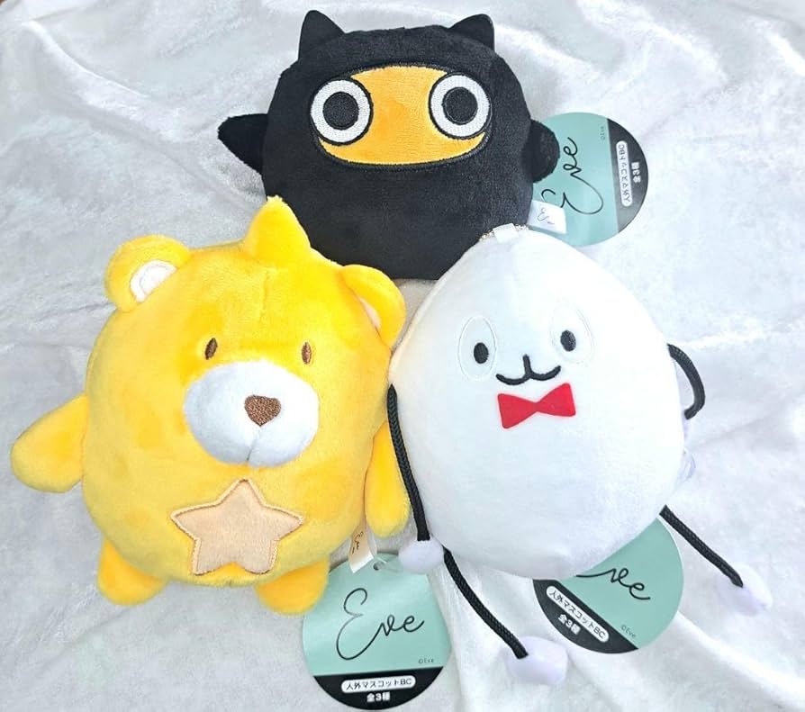 Amazon.co.jp: Eve 人外マスコットBC 全3種 クロー 黒子ちゃん たマゴ