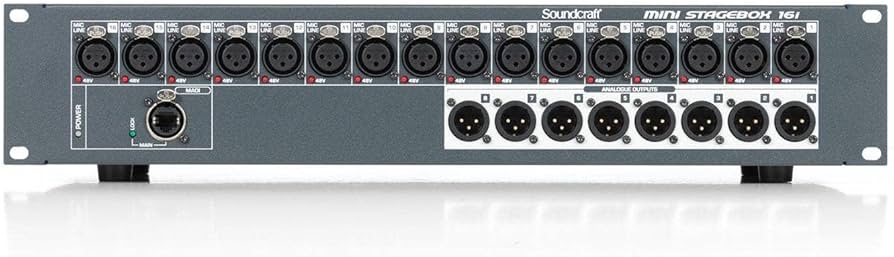 Amazon.com: Soundcraft MSB-16i 16-channel Compact Digital Stagebox