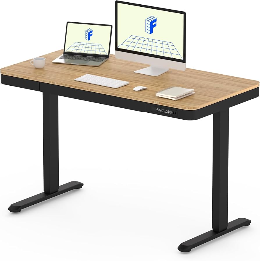 Amazon.co.jp: FLEXISPOT 昇降デスク 引き出し付き スタンディング