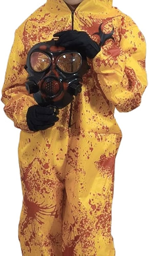 Amazon.co.jp: ハロウィン 危険物スーツ ゾンビ コスチューム バイオ