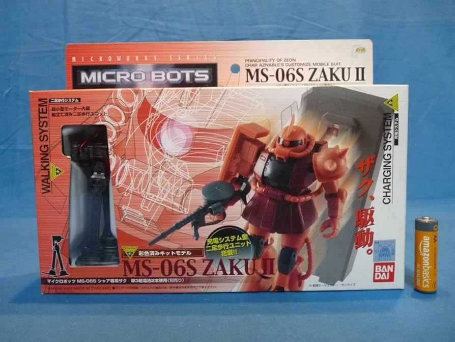 Amazon.co.jp: マイクロボッツ マイクロボッツ MS-06S ザクⅡ シャア