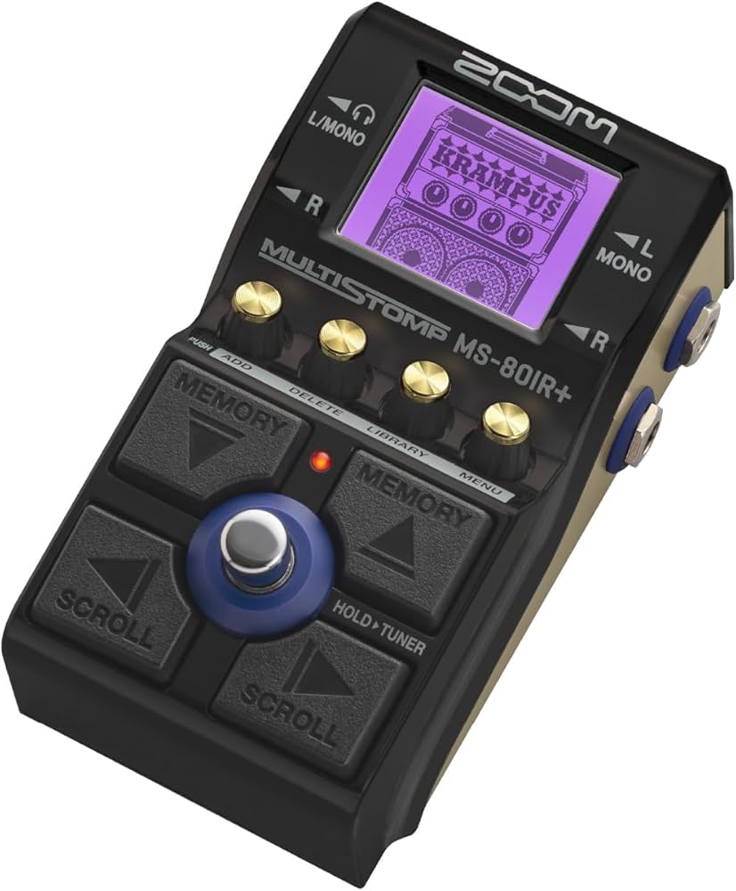Amazon.com: Zoom MS-80IR+ MultiStomp Amplifier Modeler IR Pedal